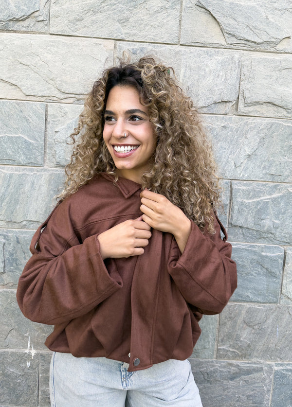 Suede Dreams Jacket -Brown