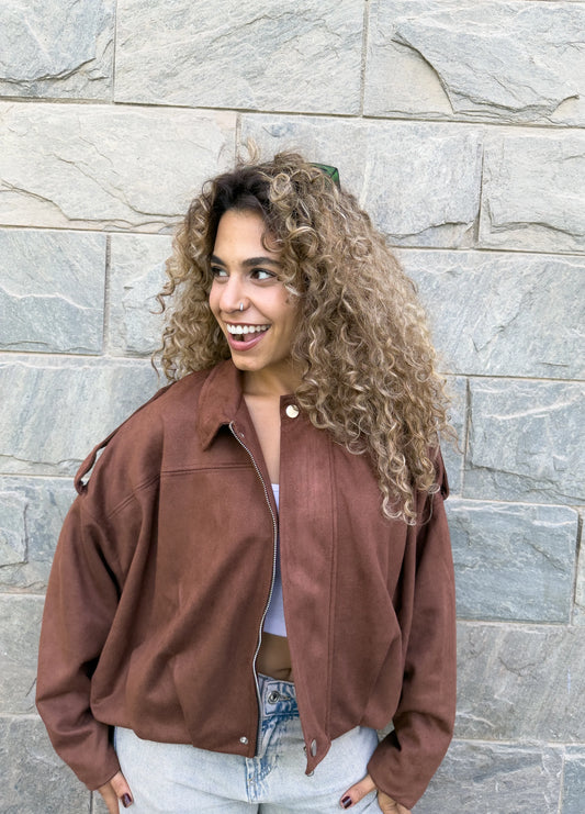 Suede Dreams Jacket -Brown