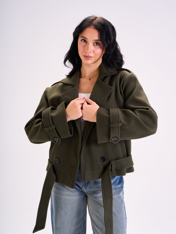 Urban Trench Jacket Olive