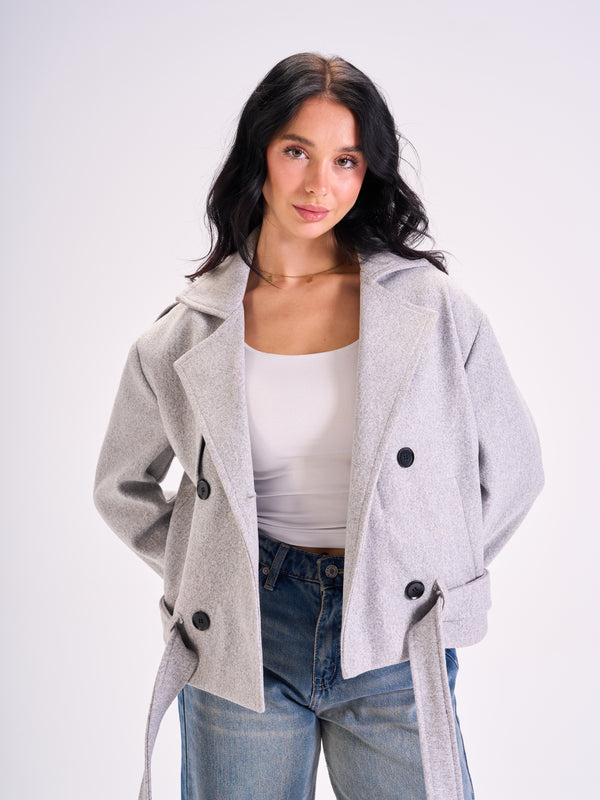 Urban Trench Jacket Grey