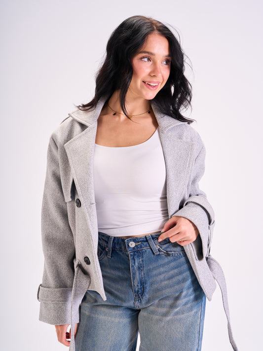 Urban Trench Jacket Grey